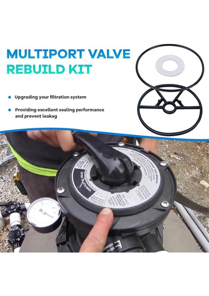 Örümcek Conta Takımı Havuz Kum Filtresi Vana Conta Conta Parçaları Hayward SP0714T Vari-Flo Xl Vana ve SPX0714CA Için (Yurt Dışından) modelleri