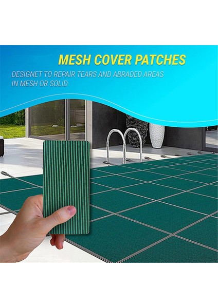 Adet Havuz Yama Onarım Kiti, Havuz Örtüsü Yama 12 x 8 Inç Kendinden Yapışkanlı, Yüzme Havuzu Yama Onarım Kiti (Yurt Dışından) indirimleri