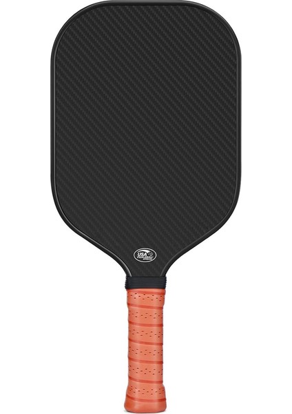 16MM Pickleball Kürek 3k Karbon Fiber Yüzey Pp Petek Çekirdek Gelişmiş Güç Kaymaz El Tutacağı Kürek Turuncu (Yurt Dışından)