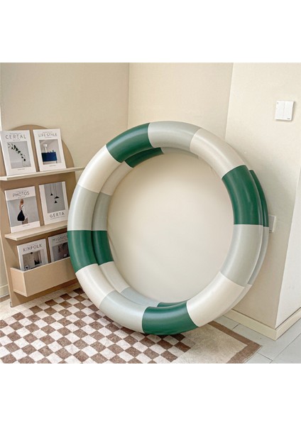 87CM Bebek Şişme Yüzme Havuzu Oyuncakları Açık Hava Çocuk Havuzu Bebek Havuzu Yuvarlak Çocuk Havuzu Oda Banyo Havuzu Yeşil (Yurt Dışından) fiyatları