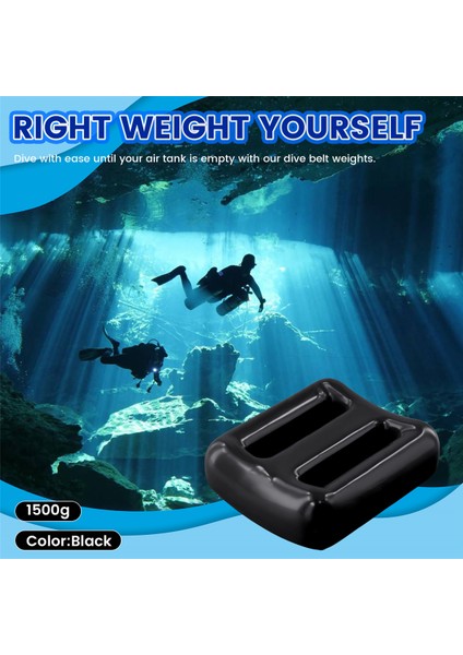 Tüplü Dalış Için Dalış Ağırlıkları Ağırlık Kemeri Kaplamalı Kurşun Dalış Ağırlıkları Kaplamalı Dalış Ağırlıkları, Dalış Kemer Ağırlıkları 1500G Siyah (Yurt Dışından) fırsatları