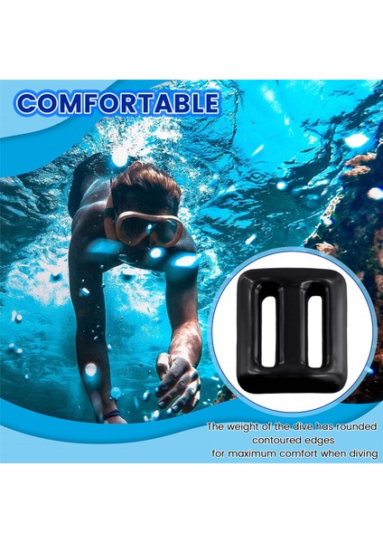 Tüplü Dalış Için Dalış Ağırlıkları Ağırlık Kemeri Kaplamalı Kurşun Dalış Ağırlıkları Kaplamalı Dalış Ağırlıkları, Dalış Kemer Ağırlıkları 1500G Siyah (Yurt Dışından) indirimleri