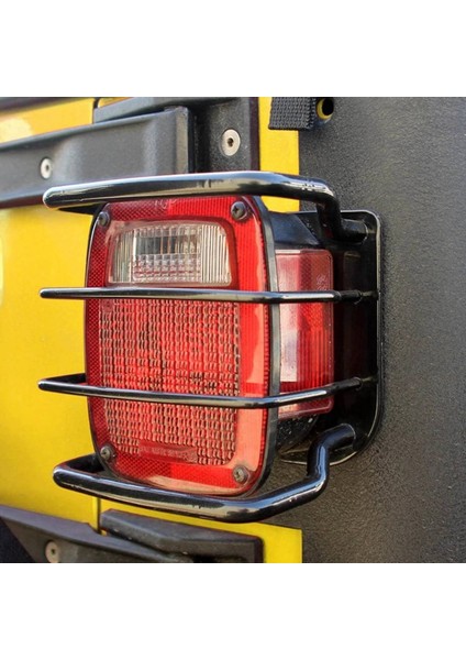 Araba Dış Aksesuarlar Kuyruk Işık Koruyucu Kuyruk Işık Kapağı Jeep Wrangler Tj Yj 1997-2006 (Yurt Dışından) fiyatları