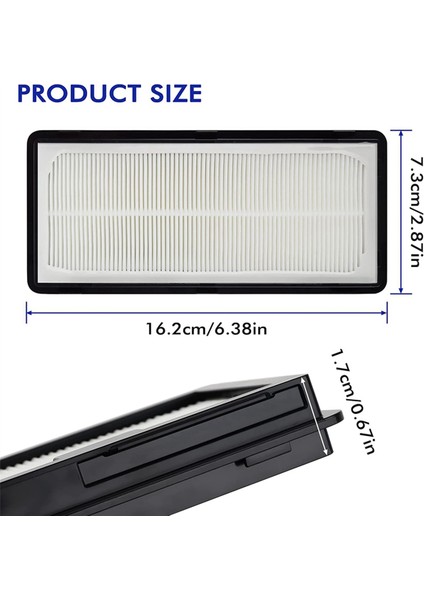 Samsung Jet Bot Aı+ ve Jet Botu+ Elektrikli Süpürgeler Için 4pcs Yıkanabilir Yedek Hepa Filtreleri, VR30T85513W/AA Robot Için Uygun (Yurt Dışından) fırsatları