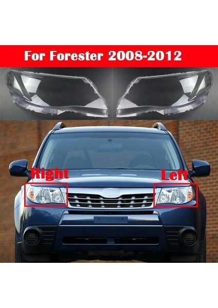 Subaru Forester Için Araba Far Lensi 2009-2012 Far Kapağı Araç Değiştirme Otomatik Kabuk (Yurt Dışından) modelleri