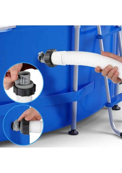 Yüzme Havuzu Hortumları Adaptörü Tip A/b Konnektörü 1.25 Inç ve 1.5 Inç Hortumlar Için Intex Filtre Pompası, Tuzlu Su Sistemleri (Yurt Dışından) fiyatları
