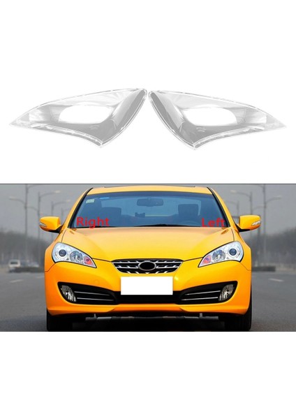 Hyundai Rohens Coupe 2009 Için 2010 Sağ Far Kabuk Lambası Gölgesi Şeffaf Lens Kapak Far Kapağı (Yurt Dışından) fırsatları