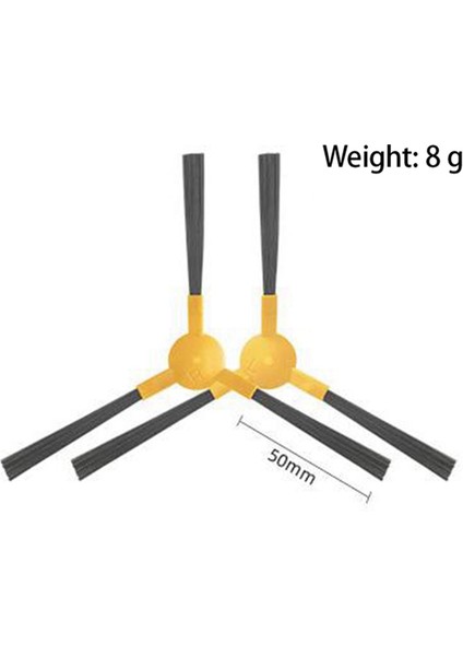 Ikhos Için 24 Adet Netbot S15 Neatsvor X500 X600 Tesvor X500 Pro Robot Vakum Temizleyici Yan Fırça (Yurt Dışından) fırsatları