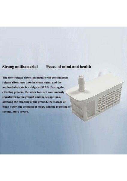 Ecovacs Için 2x Gümüş Iyon Modülü Debot X2/x2 Pro/x2 Omni Vakum Su Deposu Yavaş Serbest Bırakma Gümüş Iyon Bakteriyostatik Modülü (Yurt Dışından) modelleri