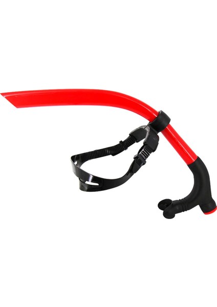 Silikon Yüzme Ön Solunum Tüpü Dalış Eğitimi Yetişkinler Şnorkel Dalış Tüpü Yüzme Tüplü Dalış Ekipmanları, Kırmızı (Yurt Dışından)