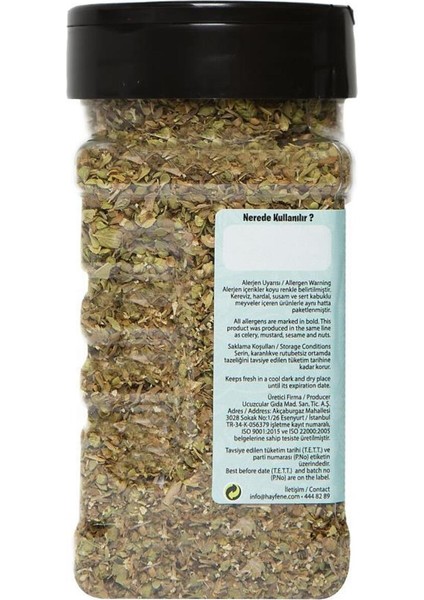 Kekik 40 g Katkısız Renklendiricisiz Yoğun Aromalı Türkiye Menşeli Doğal Ürün