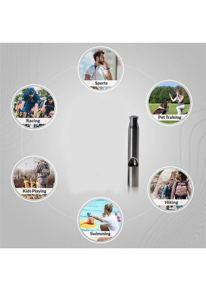 Titanyum Alaşımlı Düdük Acil Durum Hayatta Kalma Güvenlik Düdüğü Saf Titanyum Kolye Düdüğü Açık Hava Kampı (Yurt Dışından) modelleri