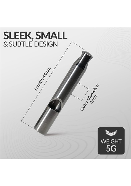 Titanyum Alaşımlı Düdük Acil Durum Hayatta Kalma Güvenlik Düdüğü Saf Titanyum Kolye Düdüğü Açık Hava Kampı (Yurt Dışından) indirimleri