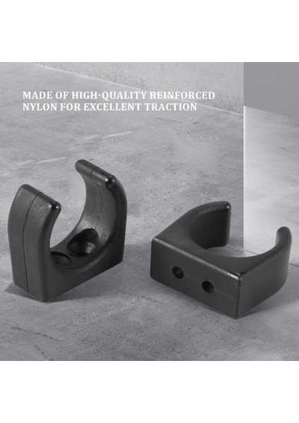 2 Adet Naylon Merdiven Klipsi Tekne Kanca Klipsi Boyutu 1-1/4 Inç Çap Set Başına Uv Deniz Aksesuarları Yat Tekne, Siyah (Yurt Dışından) modelleri