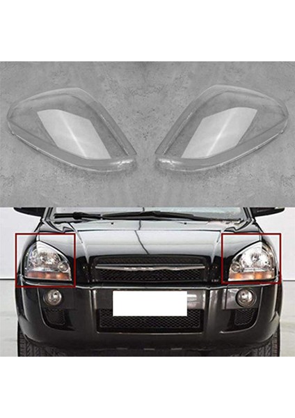 2paır Araç Temizli Far Gibi Işık Lamp Lens Hyundaı Tucson Için Kafa Işık Lamba Kapak 2005-2009 (Yurt Dışından) fırsatları