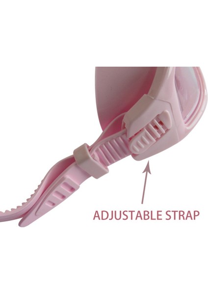 Profesyonel Ayarlanabilir Serbest Dalış Gözlüğü Buğu Önleyici Su Geçirmez Şnorkelli Dalış Maskesi Gözlük Gözlük, Pembe (Yurt Dışından) indirimleri