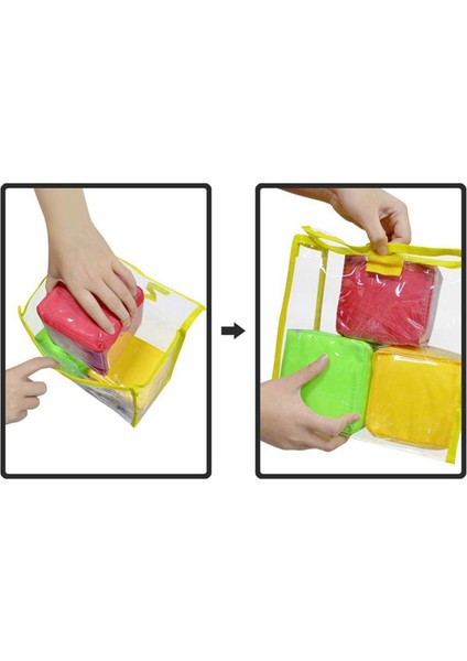 Dıy Eğitici Oyun Zarları, Cep Kareleri, Fotoğraf Cep Köpük Istifleme Blokları, Öğretim Için Cep Küpleri - 4'lü Set (Yurt Dışından) indirimleri