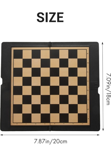 Mini Manyetik Satranç Takımı Cüzdan Görünüm Taşınabilir Katlanır Satranç Tahtası Masa Oyunları Parti Hediyesi Uluslararası Satranç (Yurt Dışından) indirimleri