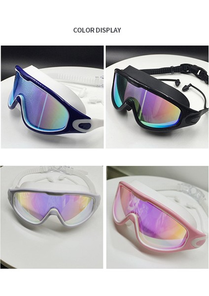 Yüzme Gözlüğü Buğu Önleyici Uv Korumalı Sızıntı Yok Geniş Görüşlü Havuz Gözlüğü Yetişkin Erkekler Kadınlar Genç 15 Yaş Üstü Gençler Için Beyaz (Yurt Dışından) indirimleri