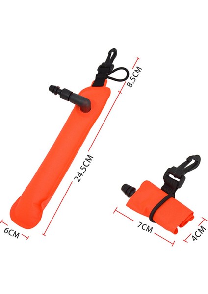 Tüplü Dalış Mini Dalış Smb Kolye Şişme Emniyet Sosis Sinyal Tüpü Dalış Tutkunları Için Yüzey Şamandırası Yeşil (Yurt Dışından) fiyatları