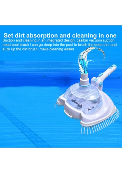 Ayarlanabilir Açı Yüzme Havuzu Emme Elektrikli Süpürge Kafası Gölet Temizleme Aracı (Yurt Dışından) fiyatları