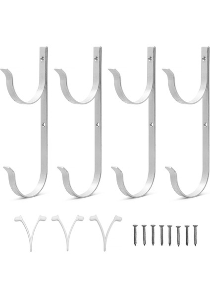 Havuz Direği Askısı Premium 4 Parça Alüminyum Tutucu Seti, Teleskopik Direkler Için Kancalar, Sıyırıcılar, Yaprak Tırmıkları, Fırçalar (Yurt Dışından) fiyatları