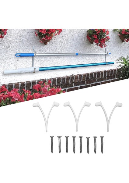 Havuz Direği Askısı Premium 4 Parça Alüminyum Tutucu Seti, Teleskopik Direkler Için Kancalar, Sıyırıcılar, Yaprak Tırmıkları, Fırçalar (Yurt Dışından) fırsatları