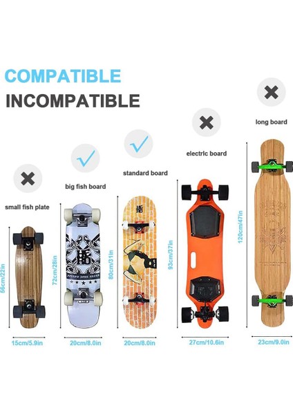 Kaykay Taşıma Çantası Kaykay Taşıma Çantası Omuz Kaykay Denge Scooter Depolama Kılıfı Sırt Çantası, Yeşil (Yurt Dışından) indirimleri