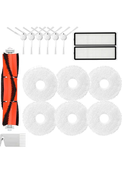 Xiaomi Mijia B101CN Süpürme Robotu Ana Fırça Bez Filtre Takımı (Yurt Dışından)