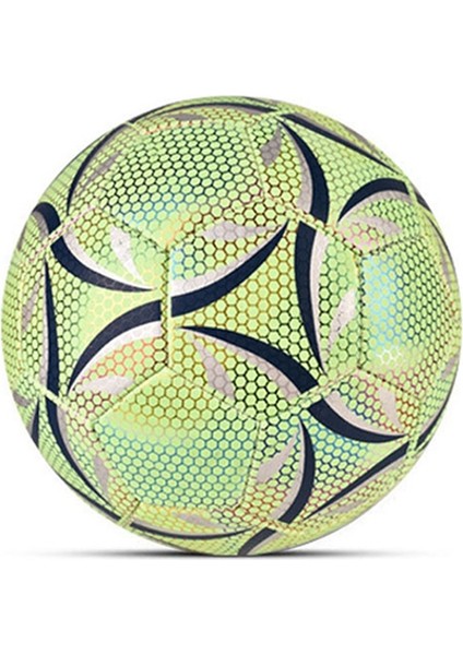 Açık Hava Parıltılı Yansıtıcı Futbol Futbol Topu Resmi No.5 Top Pu Maç Eğitim Futbol Futbol Topu Yetişkinler Için (Yurt Dışından)
