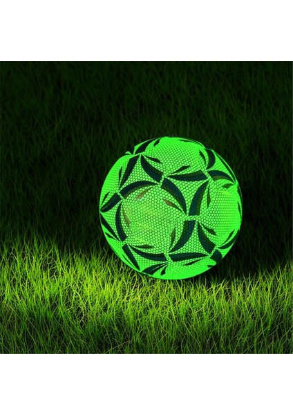 Açık Hava Parıltılı Yansıtıcı Futbol Futbol Topu Resmi No.5 Top Pu Maç Eğitim Futbol Futbol Topu Yetişkinler Için (Yurt Dışından) fırsatları