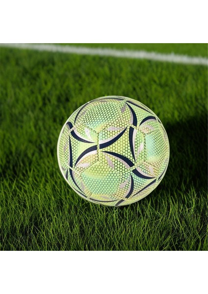 Açık Hava Parıltılı Yansıtıcı Futbol Futbol Topu Resmi No.5 Top Pu Maç Eğitim Futbol Futbol Topu Yetişkinler Için (Yurt Dışından) indirimleri