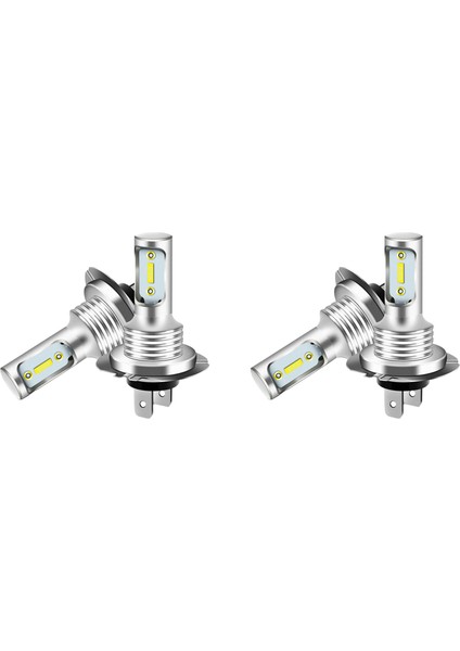 4x H7 LED Far 6000K Süper Beyaz 110W 8000LM Far Kiti Sisli Ampuller Kiti Yüksek Düşük Işın (Yurt Dışından)