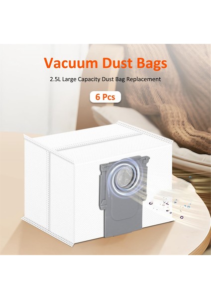 Değiştirme Roborock Için Aksesuar Kitleri Q5 Pro+/q8 Max+ (Artı) Robot Vakum Süpürge, Ana Fırça, Filtreler, Yan Fırçalar (Yurt Dışından) fiyatları