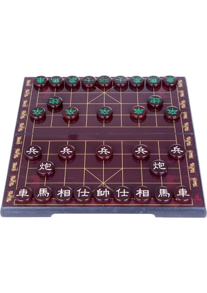 Taşınabilir Çin Satrancı (Xiangqi) Manyetik Seyahat Masa Oyunu Seti Geleneksel Xiangqi Klasik Eğitici Strateji Oyunları (Yurt Dışından)