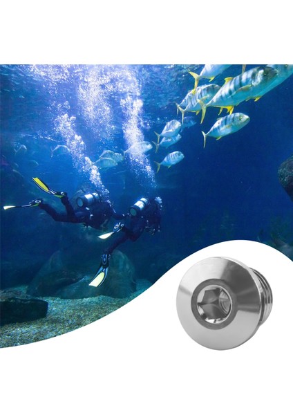 Birinci Aşama 7/16 Inç Tüplü Dalış Regülatörü Yüksek Basınç Portu Fişi ve 3/8 Inç Alçak Basınç Portu Fişi (Yurt Dışından) fırsatları