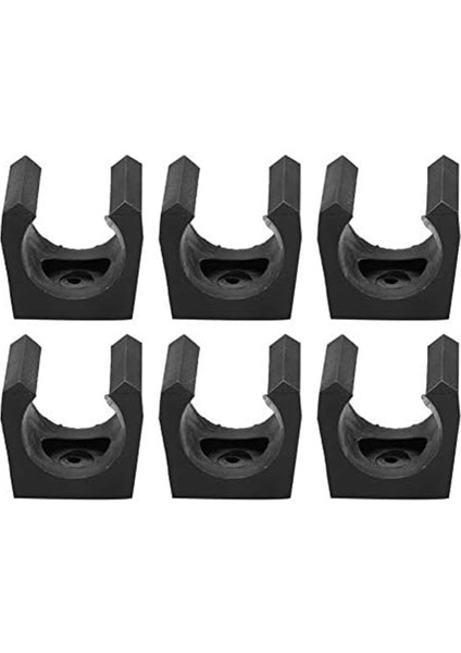Havuz Işaret Kelepçesi, 6'lı Set Plastik Bilardo Tekli Stand Mini Çubuk Depolama Aksesuarları (Yurt Dışından)