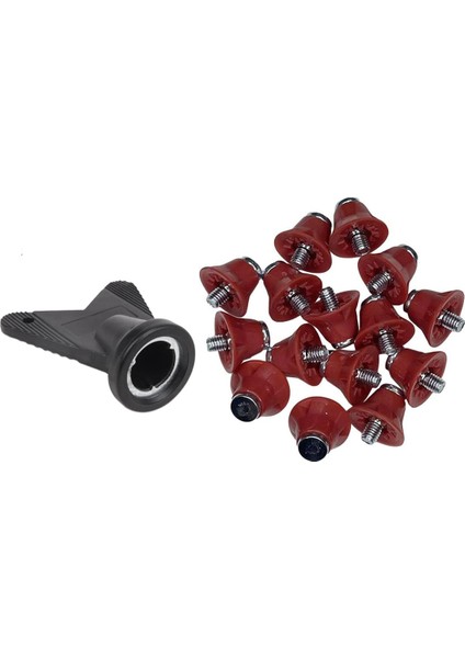 12 Adet Futbol Ayakkabısı Çivisi Rugby Çivisi Çim 13MM M5 Vida Ayakkabı Çivisi, Futbol Çivisi Yarışma Antrenmanı Için Kırmızı (Yurt Dışından) indirimleri