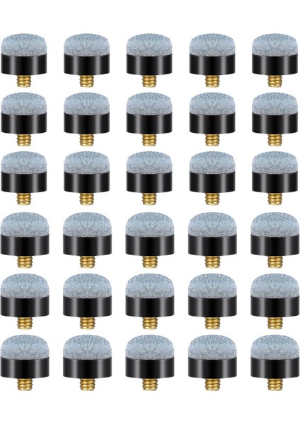 30 Adet Adet 12 Mm/13 mm Bilardo Bilardo Istakası Ipuçları Vidalı Ipuçları Yüksük Yedek Bilardo Havuz Aksesuarları (Yurt Dışından)