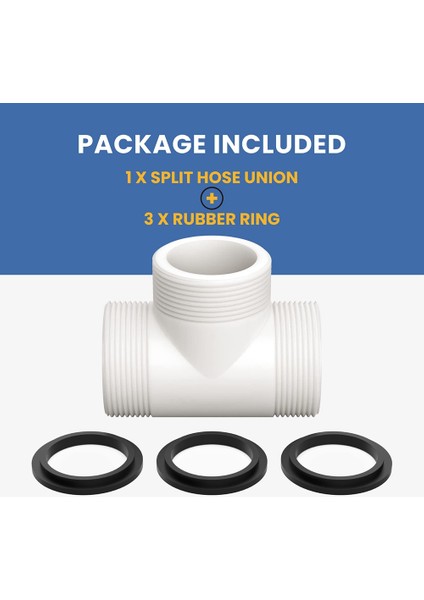 Intex ve Coleman Havuz Bölünmüş Hortum T Bağlantısı Için Hortum Adaptörünün Değiştirilmesi, 3 L Halka Konnektörlü, Bağlantılar (Yurt Dışından) fırsatları