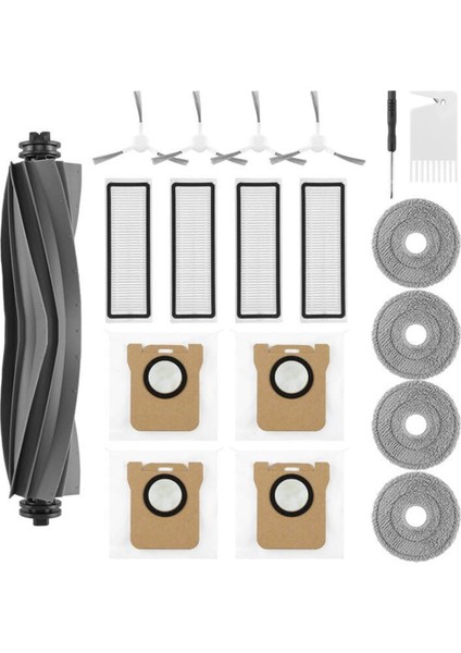 Dream L10S Ultra /L10 Ultra Robot Vakum Süpürücü Ana Yan Fırça Hepa Filtreleri Paspas Pedleri Toz Çanta (Yurt Dışından)