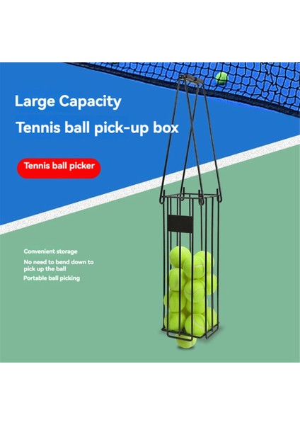 Tenis Topu Haznesi, Tenis Topu Sepeti, Taşınabilir Pickleball Haznesi Toplayıcı, Üst Caddy, Metal Pickleball Topu Toplayıcı (Yurt Dışından) fiyatları