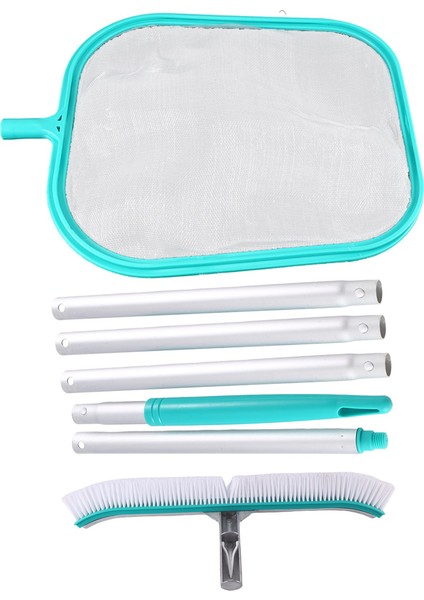 Yaprak Sıyırıcı Ağlı Havuz Bakım Seti, Teleskopik Çubuk-18 Inç Ovma Fırçası, Duvardaki, Zemindeki, Basamaklardaki Enkazları Temizleyin (Yurt Dışından) fiyatları