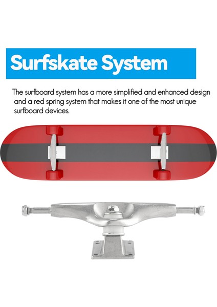 Meraki Arazi Sörf Kaykay Kamyonları Yow S6 Kırmızı Bahar Köprüsü Surfskate Kaykay Adaptörü, Gümüş Conta Seti (Yurt Dışından) indirimleri