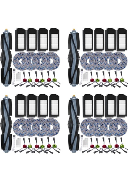 Ecovacs Deebot X1 Omnı Için 4set Aksesuarları, Ecovacs Deebot X1 Turbo Vakum Süpürge Için Yedek Parçalar (Yurt Dışından)