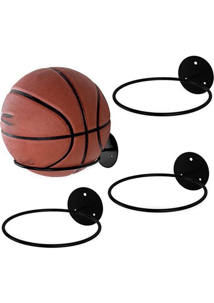 4 Adet Demir Basketbol Futbol Voleybol Depolama Rafı Ev Duvara Monte Top Rafı Duvar Depolama Rafı (Yurt Dışından) fiyatları