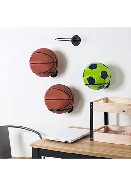 4 Adet Demir Basketbol Futbol Voleybol Depolama Rafı Ev Duvara Monte Top Rafı Duvar Depolama Rafı (Yurt Dışından) indirimleri