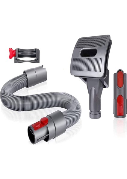 2x Pet Tımar Kiti, Dyson V7/8/10/12/11 Için Dyson V7/8/10 Için Köpek Fırçası Saç Vakum Bağlanması, Uzatma Hortumu ve Tetik Kilidi (Yurt Dışından) fiyatları