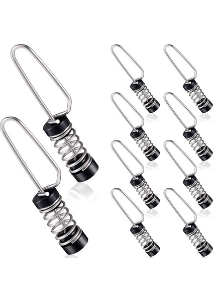 10 Adet Balıkçılık Bayrağı Klipsleri Paslanmaz Çelik Deniz Teknesi Bayrağı Klipsleri Halatlar, Halatlar, Antenler, Bayrak Direği Halatı (Yurt Dışından)