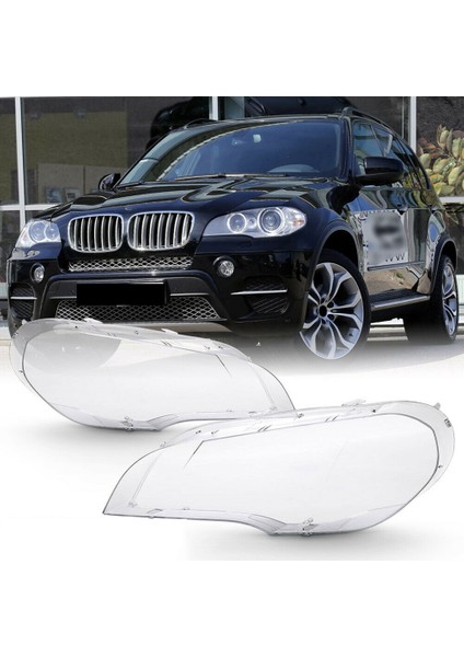 2x Araç Temiz Far Lens Kapağı Yedek Kafa Işık Lambası Kabuğu Kapak Bmw X5 E70 2008-2013 Sol (Yurt Dışından) indirimleri
